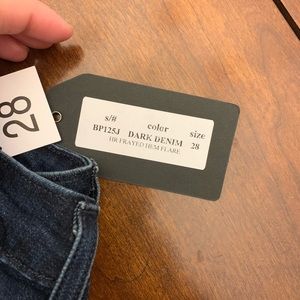 BRAND NEW - Just Black High Rise Frayed Flare